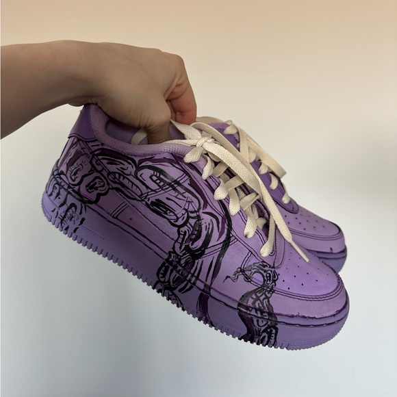 Hand painted Nike AF1 - Picture 3 of 6